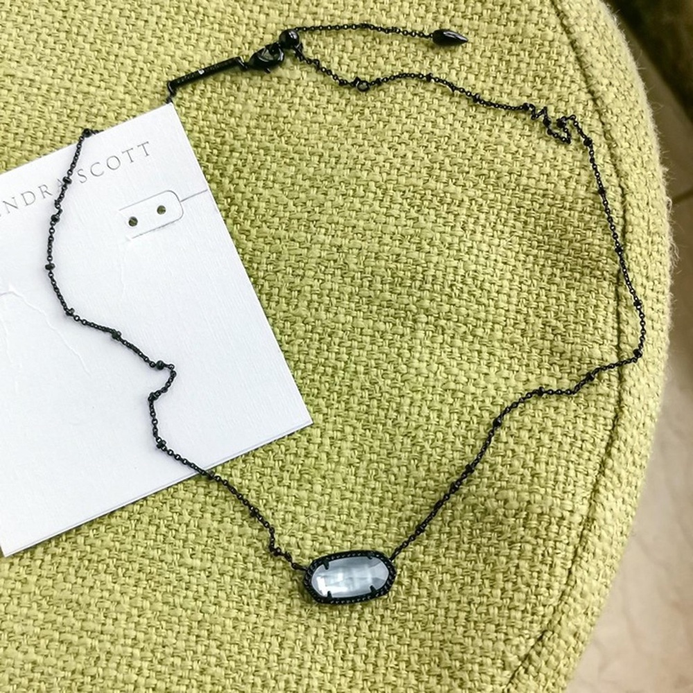 Kendra Scott Elisa Satellite Necklace Gunmetal Gray
Like New - Picture 2 of 4